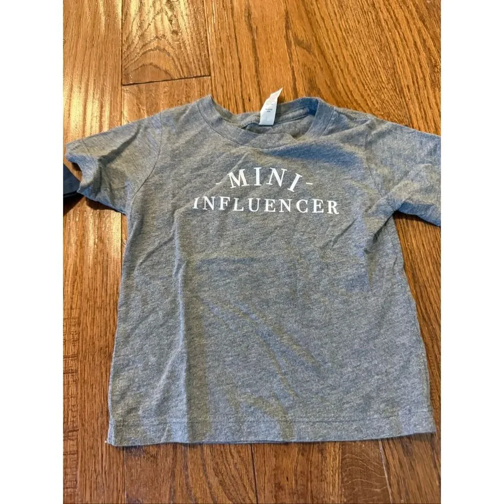 Toddler boy 2t tshirt shorts bundle Mini Influencer Carters